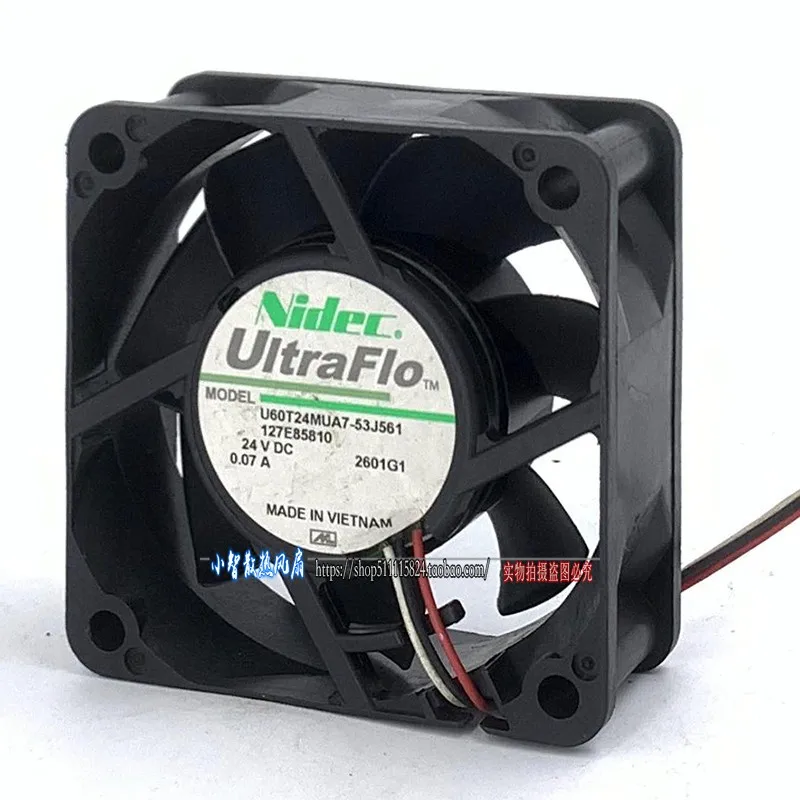 ORYGINALNY U60T24MUA7-53J561 24V 0.07A 6025 60*60*25mm NOWY WENTYLATOR CHŁODZĄCY RADIATOR