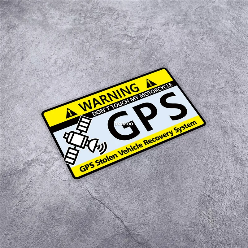 Funny Do Not Touch My Motorbike GPS Car Stickers Tape Auto Window Body Decal Graffiti Applique