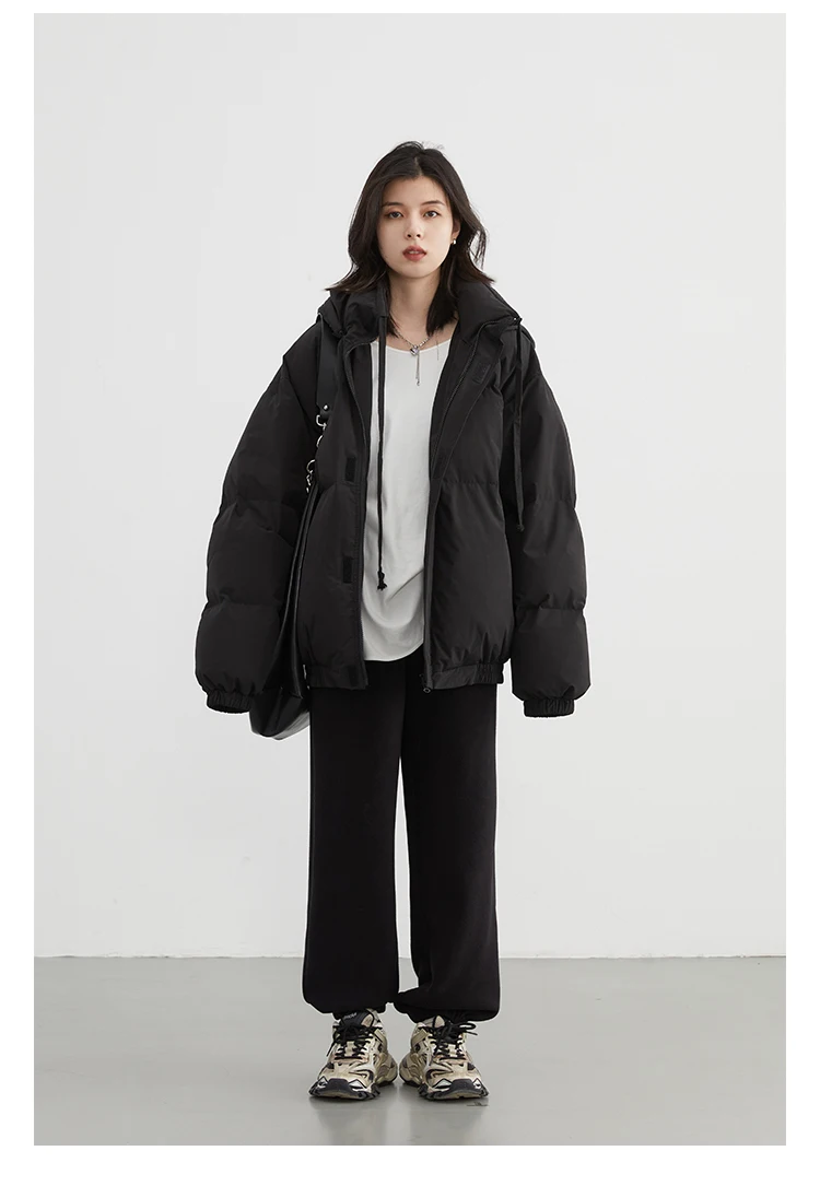 CHIC VEN Women's Pant Loose Casual New High Waist Fleece Pant Thick Plush Warm Female Sports Trousers Autumn Winter 2023