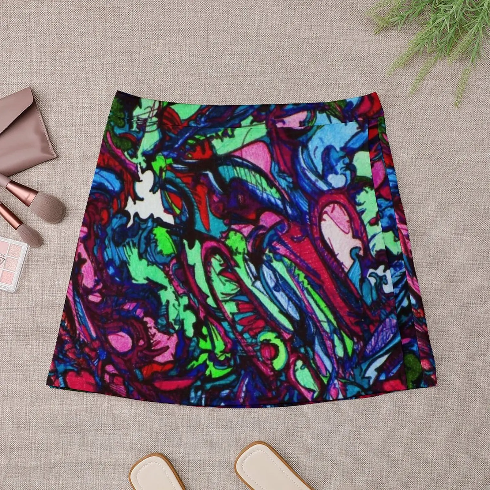 Garden Dream Mini Skirt luxury designer clothing women korean luxury clothing Mini Skirt