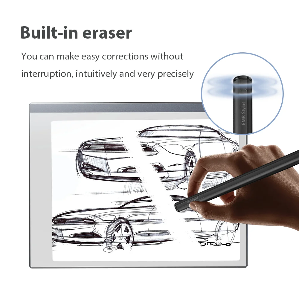 Imagem -04 - Remarkable Emr Stylus Pen 4096 Sensibilidade à Pressão Eraser Palm Rejeição Tilt Sensing Acessórios