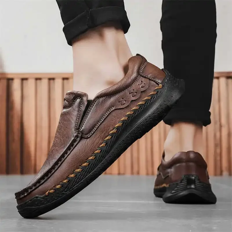 Plateauschuhe mit dicken Absätzen für Herren, gewebt, meistverkaufte Herren-Turnschuhe, lässiger Mokassin für Herren, Sport im Angebot, was funktionell
