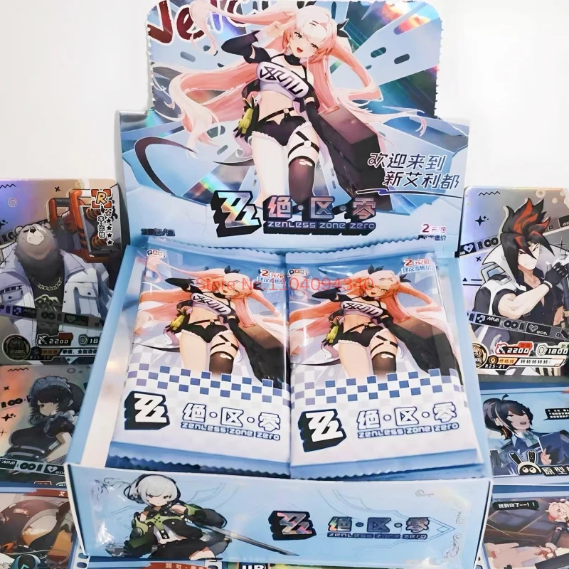 

Zenless Zone Zero Cards Deluxe Edition Booster Pack Limited Silver Flash Card Anime Game Trading Collectible Cards Fans Gifts