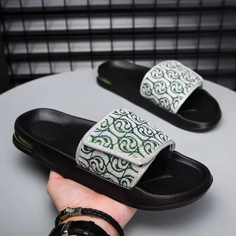 2024 Summer Slippers Fashion Comfortable Soft Sole Breathable Non-Slip Personality Simple Casual Sandals