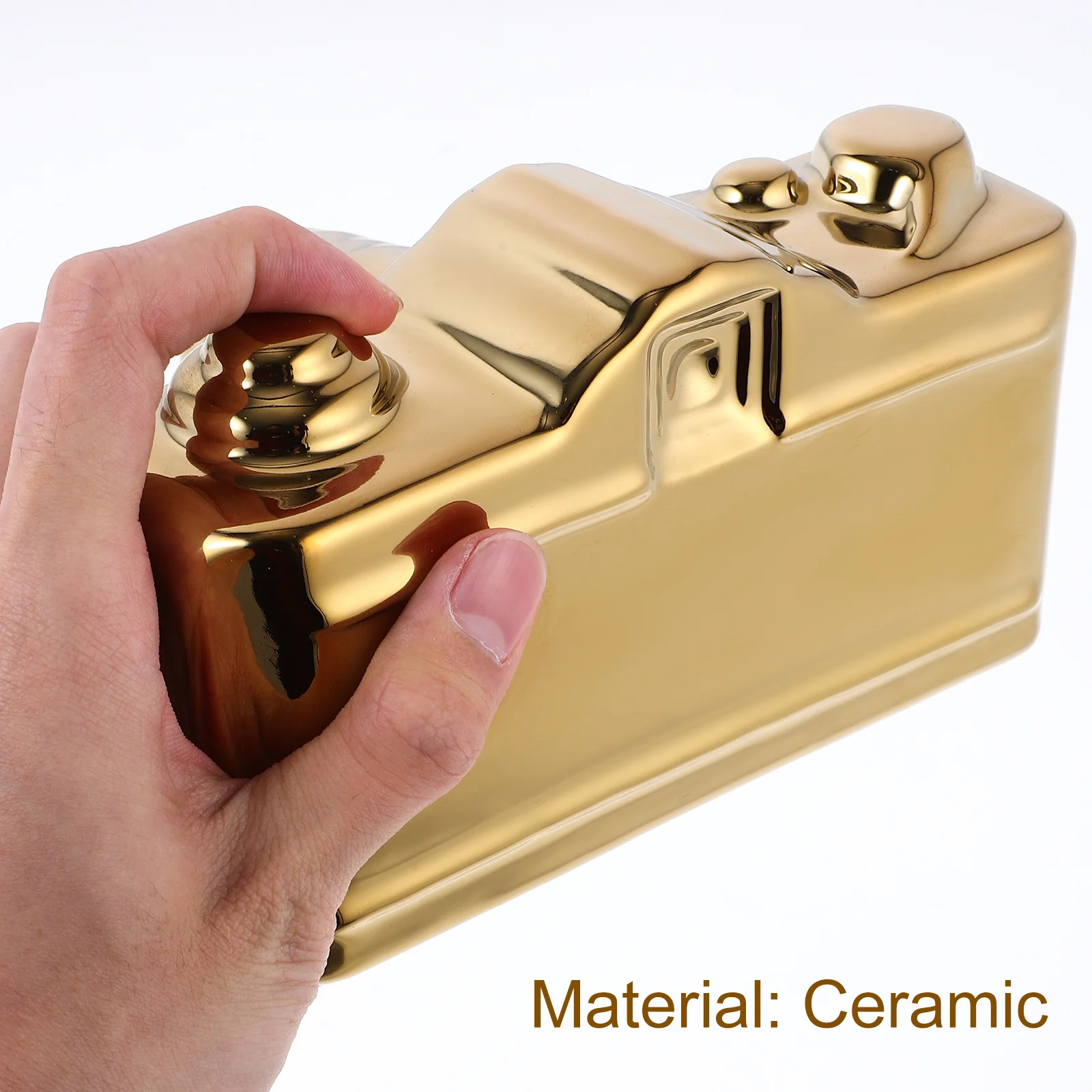 

Ceramic Camera Craft Ornament Creative Home Desktop Decoration Decorative Crafts for Office Living Room Bedroom