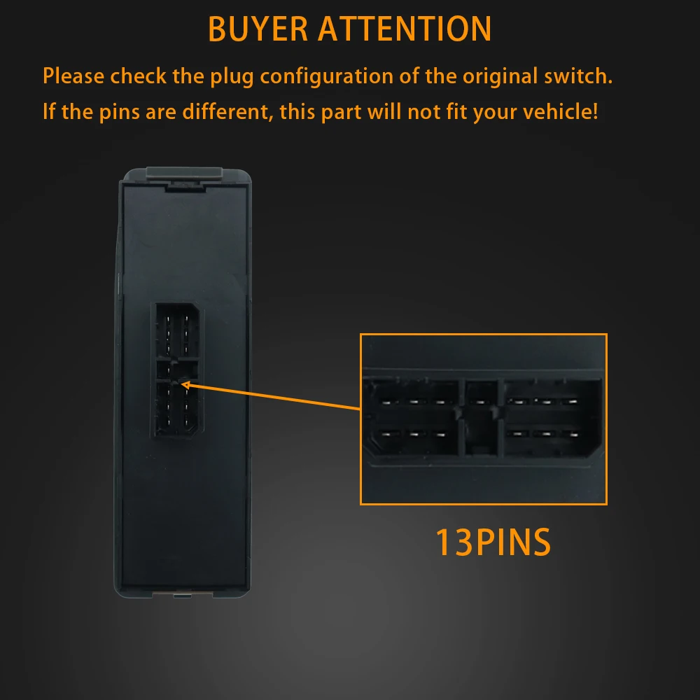 For MITSUBISHI PAJERO II 2 V21 V31 V43 MONTERO MR753373 MR731813 Power Master Window Control Switch Lifter Button Spare Parts
