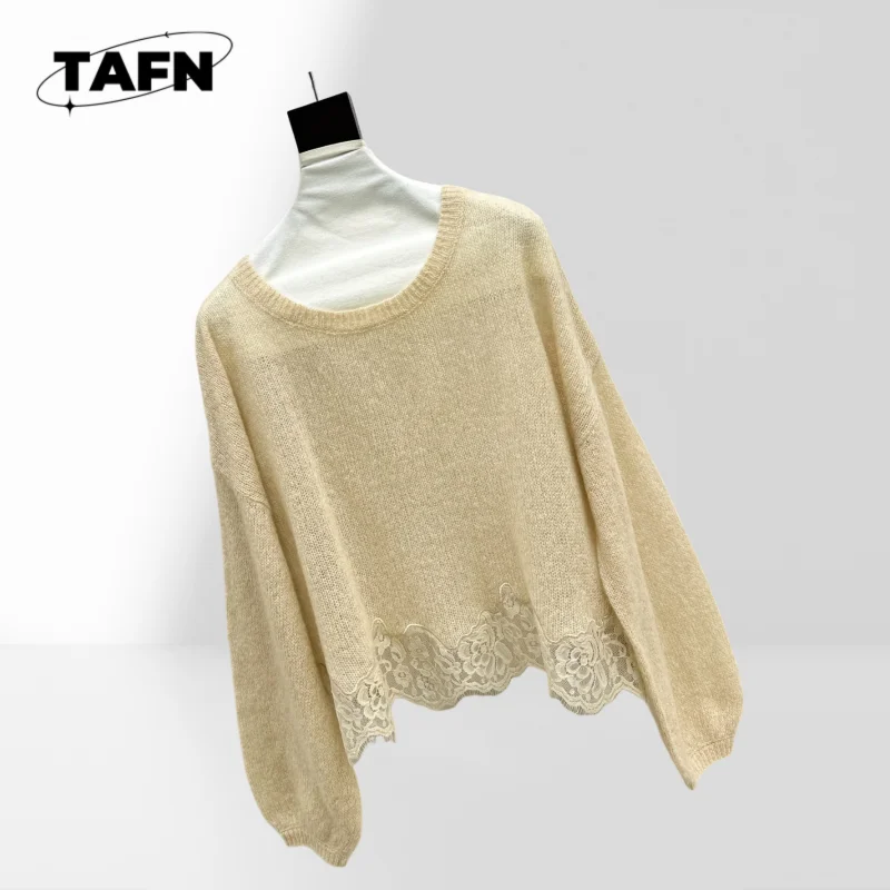 Pull en laine classique pour femmes, Design Simple et élégant pour vêtements d'hiver, pull en tricot de couleur unie tendance pour femmes, confortable AK0502