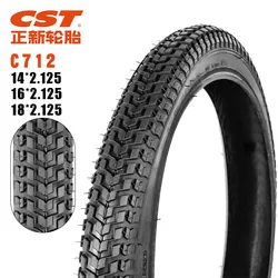 CST Bicycle tire 14 16 18inches C712 16*2.125 Bike Parts Children's Car Anti-Skid and Wear-Resistant  Folding Bicycle Tire