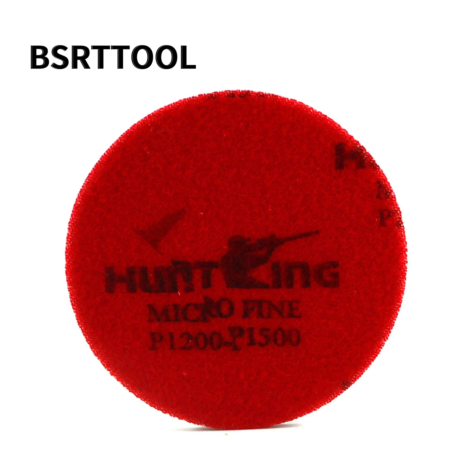 Bsrttool 2 peça conjunto de combinação 5 Polegada almofada de espuma polimento vermelho carro redondo disco abrasão polidor espuma almofada