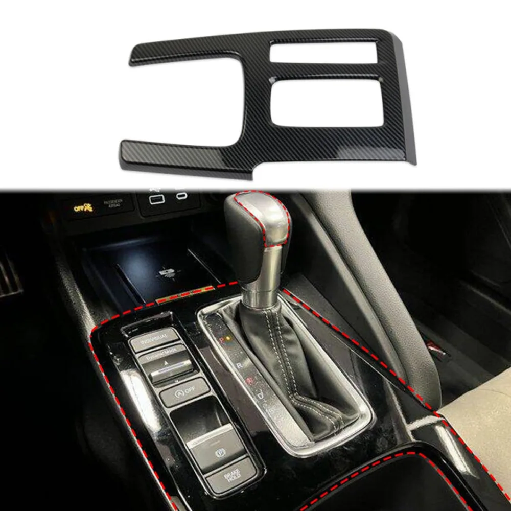 OEM Matched ABS Gear Shift Surround for Acura For Integra 2023 2024 2025 LHD Interior Upgrade with Carbon Fiber