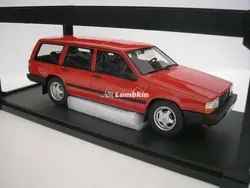 Cult 1:18 For Volvo 740 Turbo Estate 1988 Red Regal Wagon Model Ornament Miniature Classic Car