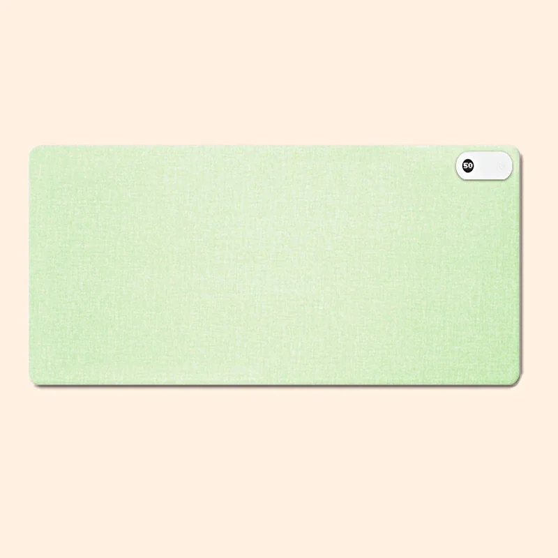 

Simple Solid Color Leather Mouse Mat Waterproof 60*36cm Mouse Pad Office Heating Pad Warming Table Mat Accessories Desk Set