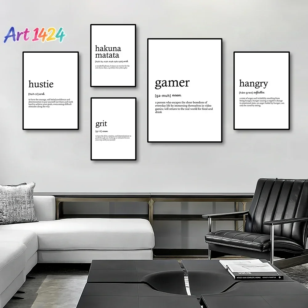 Inspiring Words Prints Canvas Posters Wall Art Motivating Sentences Room Decor Friend Gift Poster Living Room Bedroom Decoration