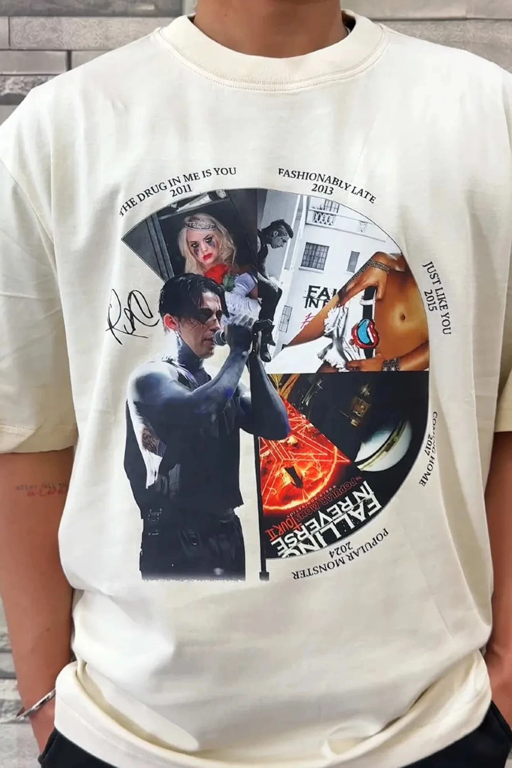 2026 Ronnie Radke Falling In Reverse Graphic TShirt Mens Womens Cotton Tee Summer Casual Short Sleeve Round Neck Clothing Unisex