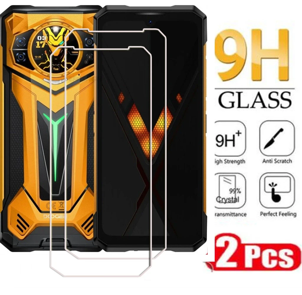 2PCS 9H HD Tempered Glass For Doogee S200 Ultra 6.72" Doogee S200 X S200 Max S200 Plus Screen Protective Protector Cover Film
