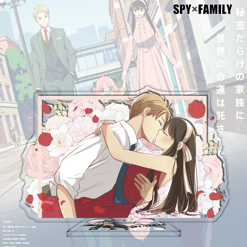 SPY × FAMILY Anime Model Figure Loid Forger/Yor Forger/Anya Forger Collecting Acrylic Stand Ornaments Halloween Fans Gifts 15CM