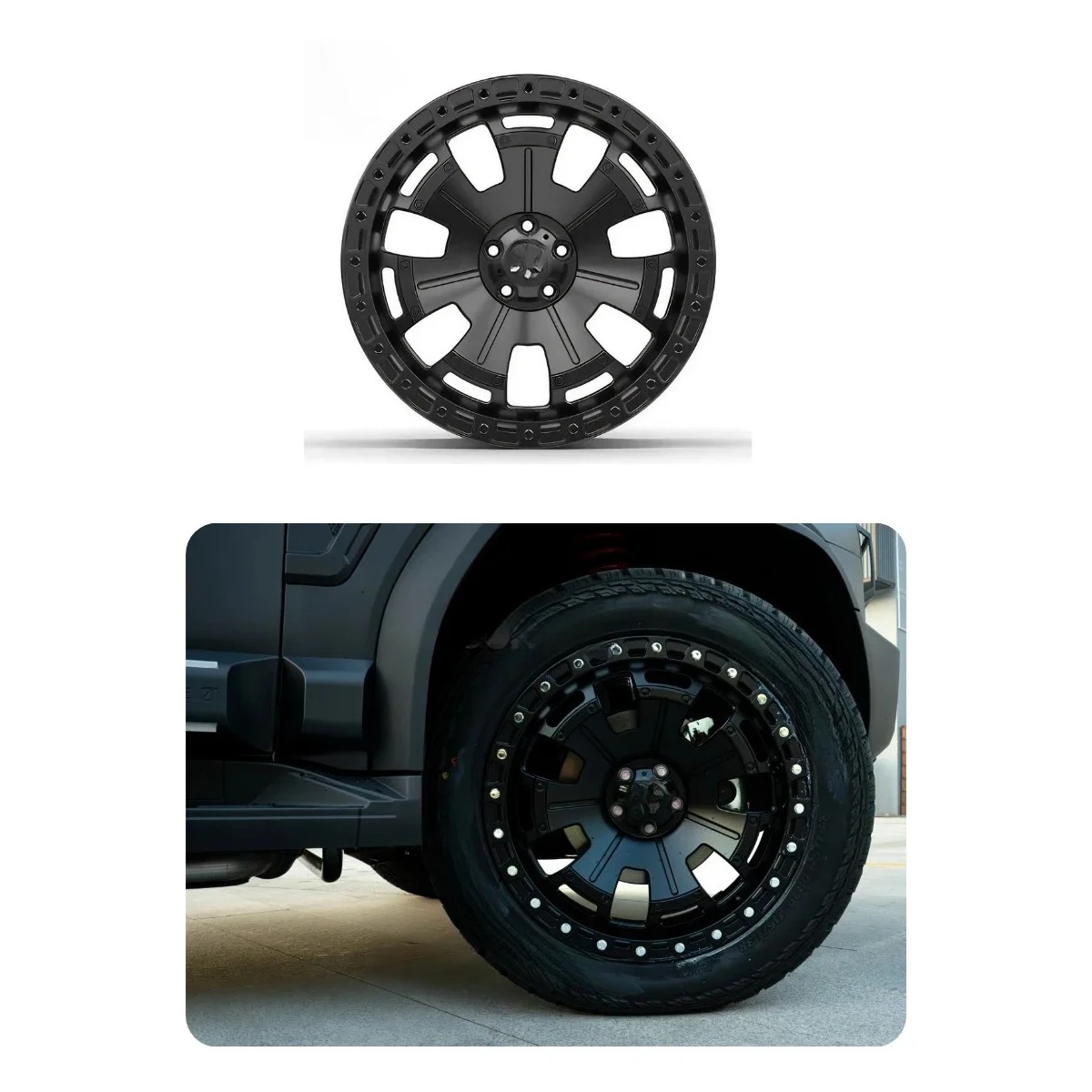 

Traveler T2 accessories custom 20-inch 5X108 wheel hub off-road wheel hub forged aluminum alloy wheel hub auto parts