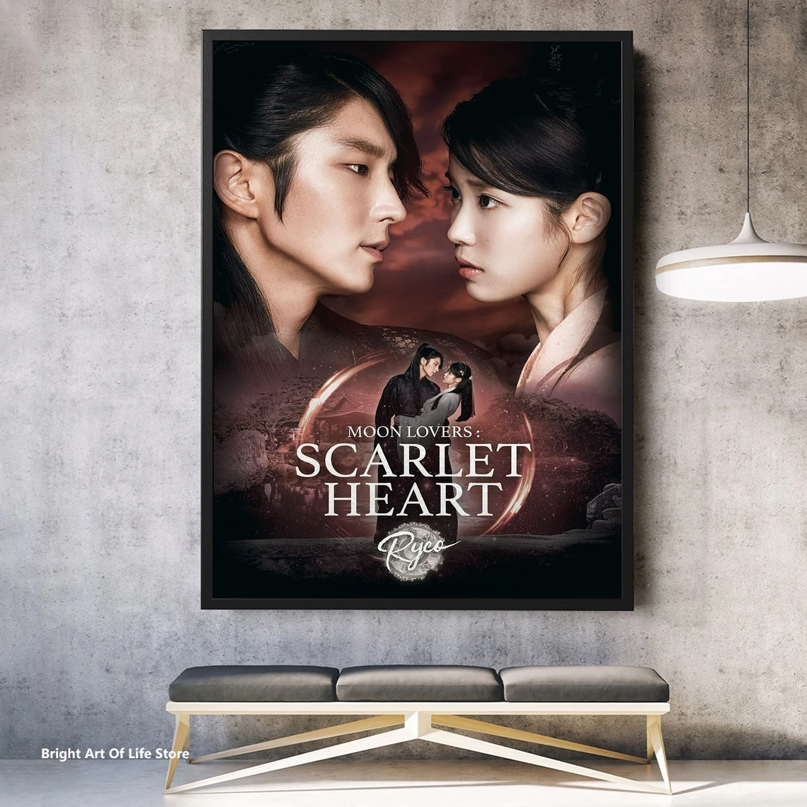 Scarlet Heart Ryeo Poster Star Actor TV Series Canvas Poster Photo Print Wall Painting Home Decor (Unframed)