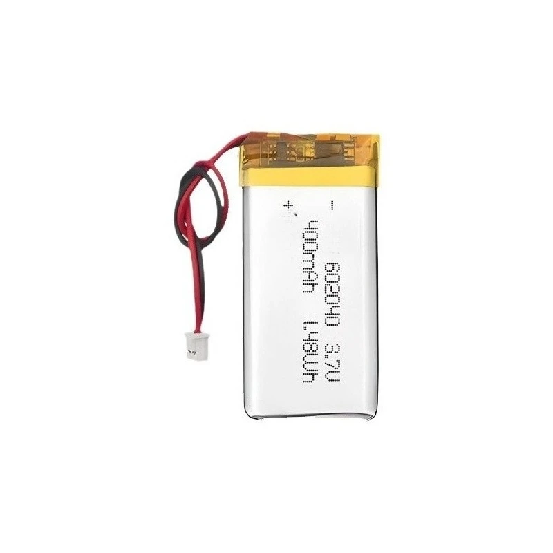 602040 3.7V 400mAh Polymer Lithium LiPo Rechargeable Battery for Bluetooth Headset Beauty Instrument Selfie Stick Spray Etc