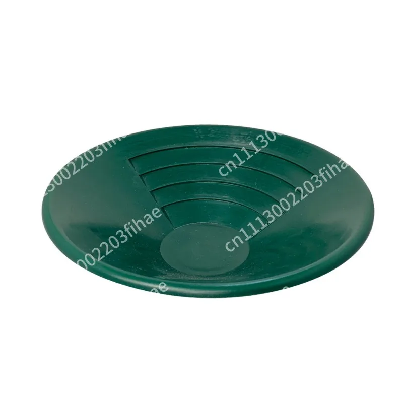 Hand crank sand washing table plastic round gold panning basin manual gold screening tool, gold panning equipment set