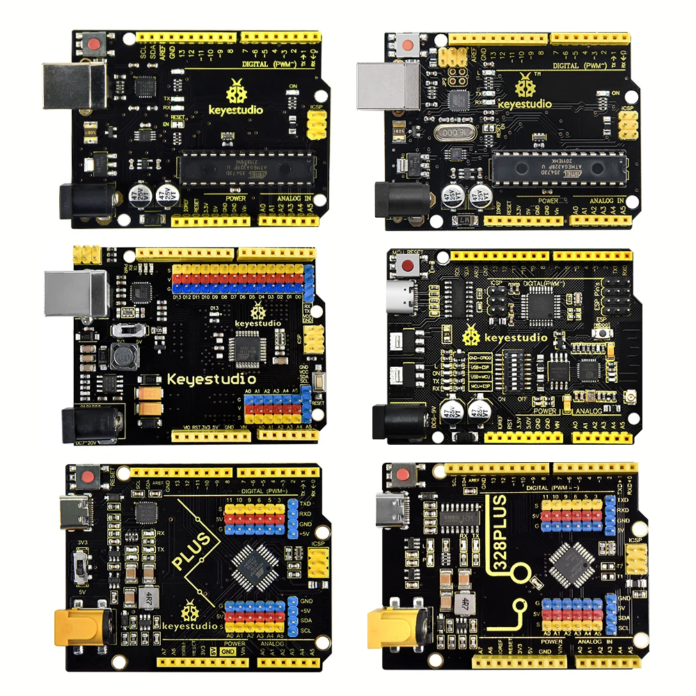 Keyestudio WIFI UNOR3 płytka rozwojowa ATMEGA16U2/ATMEGA328P/CP2102 + kabel USB z pudełkiem kompatybilny z Arduino Uno R3