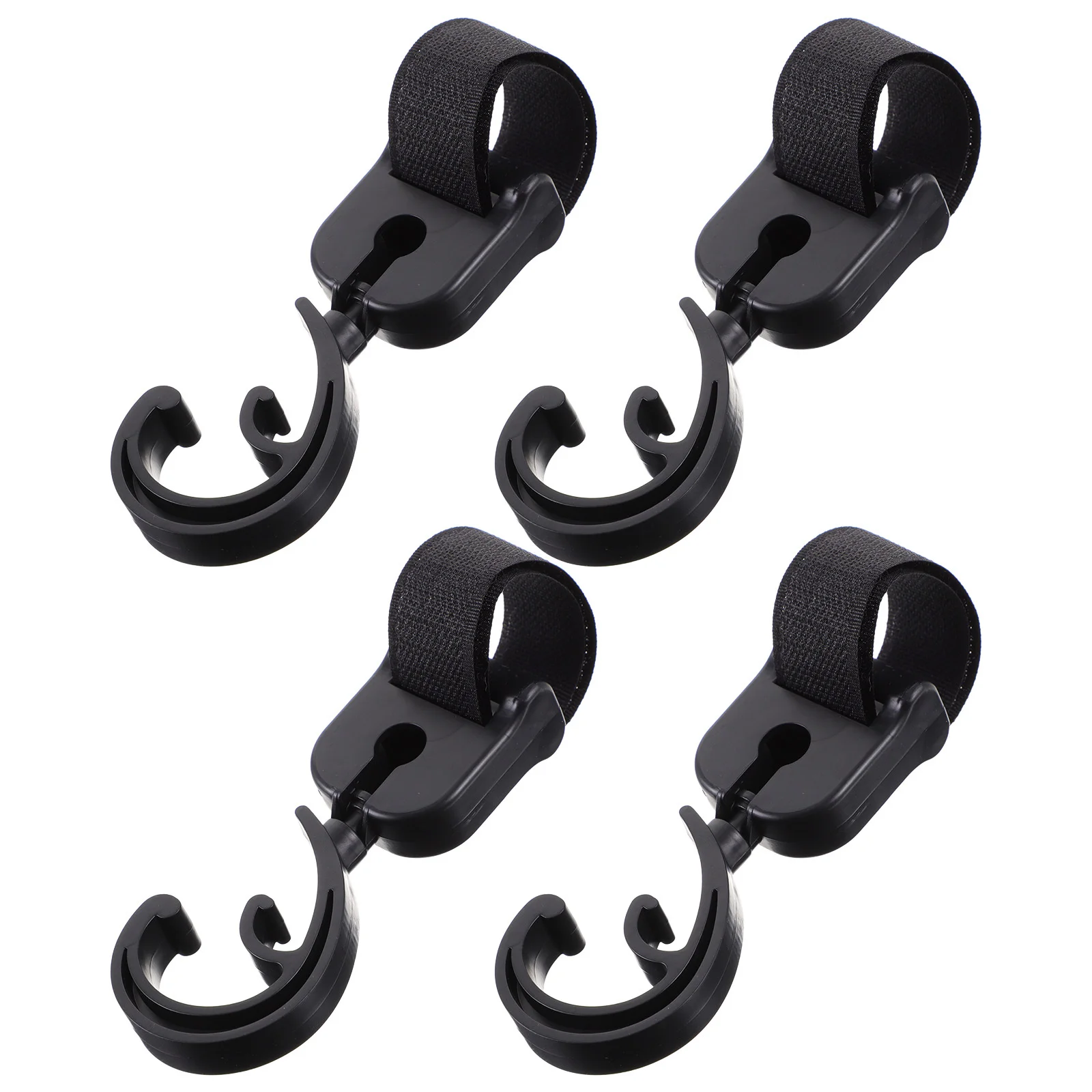 

4pcs Electromobile Scooter Hook Large Capacity Storage Black H Hanger Motorcycle Necessities ganizer Pole