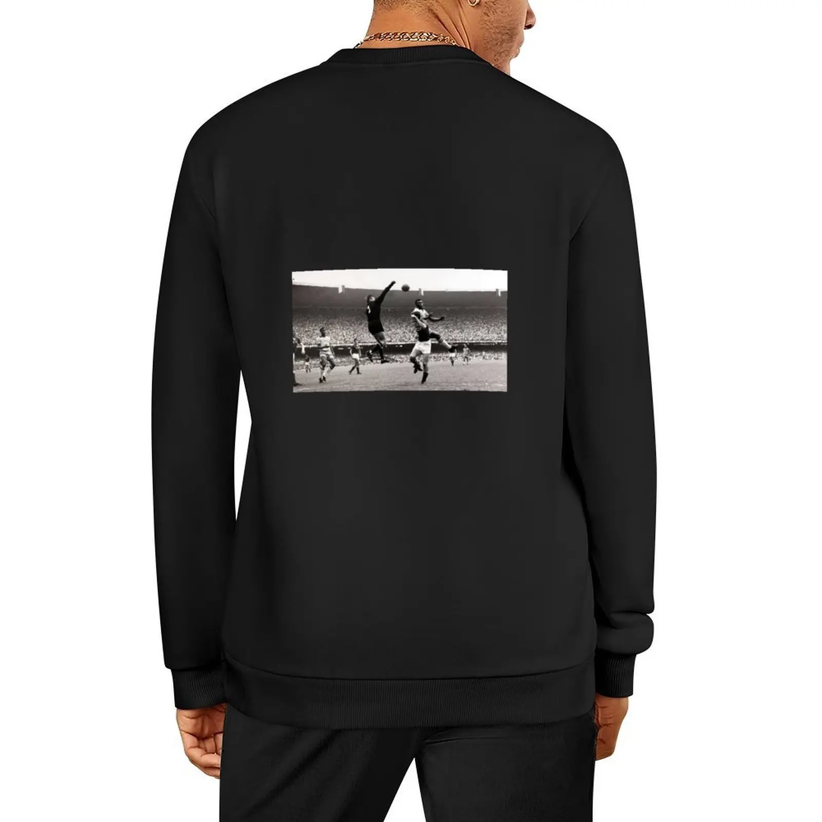 

Pelé and Lev Yashin Pullover winter clothes men clothing graphic t shirts men male clothes sweatshirt men