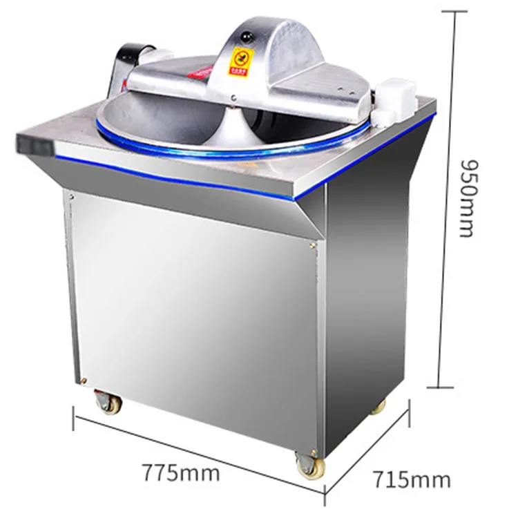DE QDMECH Low Onion Chopper Competitive Price Small Meat Bowl Cutter Made in China