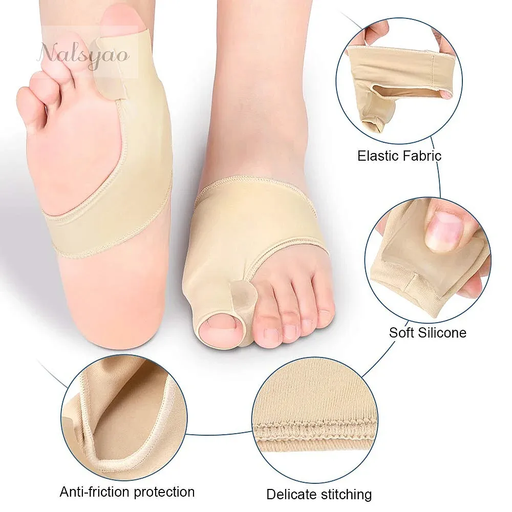 Toe Separator Bunion Corrector Hallux Valgus Straightener for Women Pain Relief Foot Finger Separators