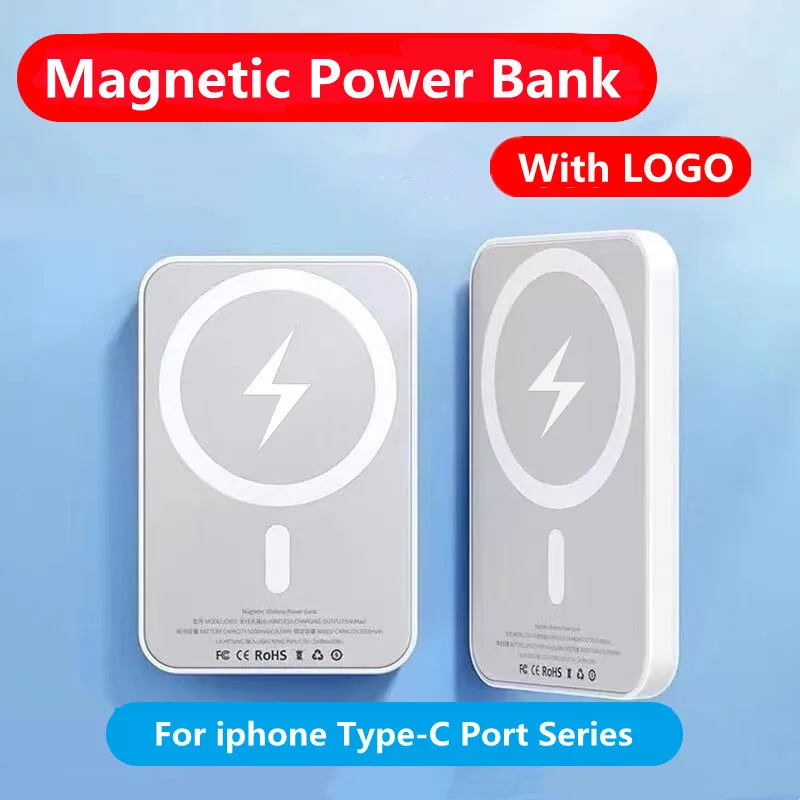 Mini Power Bank For iPhone Pro Promax External Battery Portable Wireless Charger for apple magsafe Power Bank Spare Battery