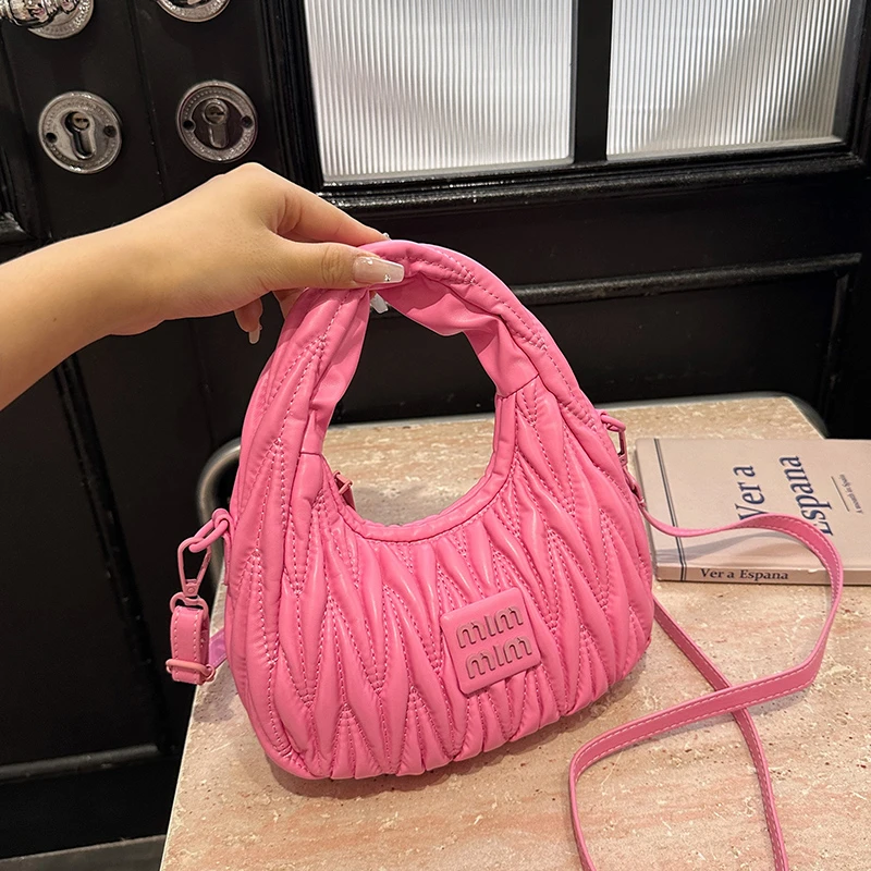 

Luxury Brand Classic Fashionable Leather Diaper Bags For Women Designer Elegant Large Capacity Crossbody Shoulder Bag Minimalist
