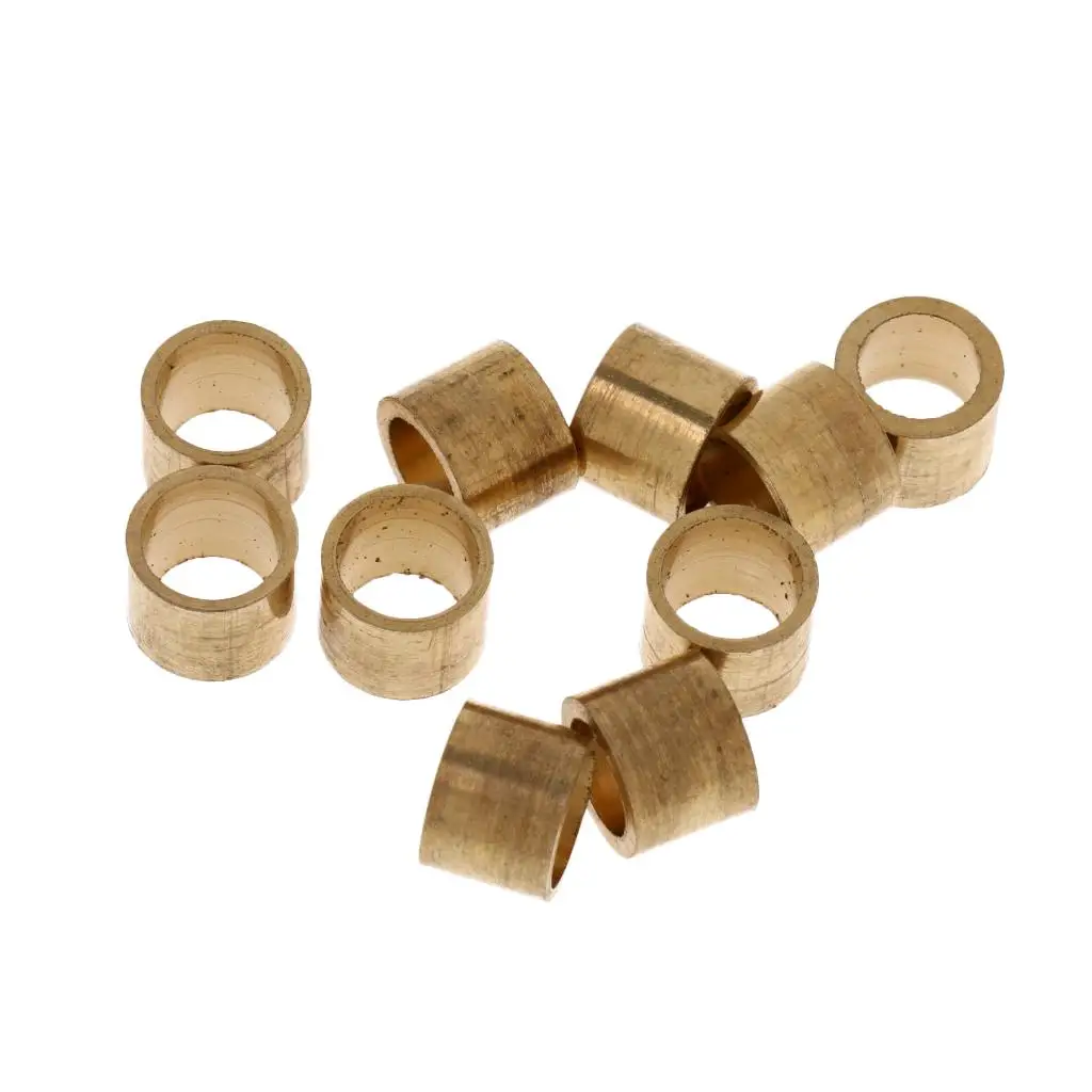 10pcs Brass Tip Ferrule Billiard Cue Process Holder Accessory