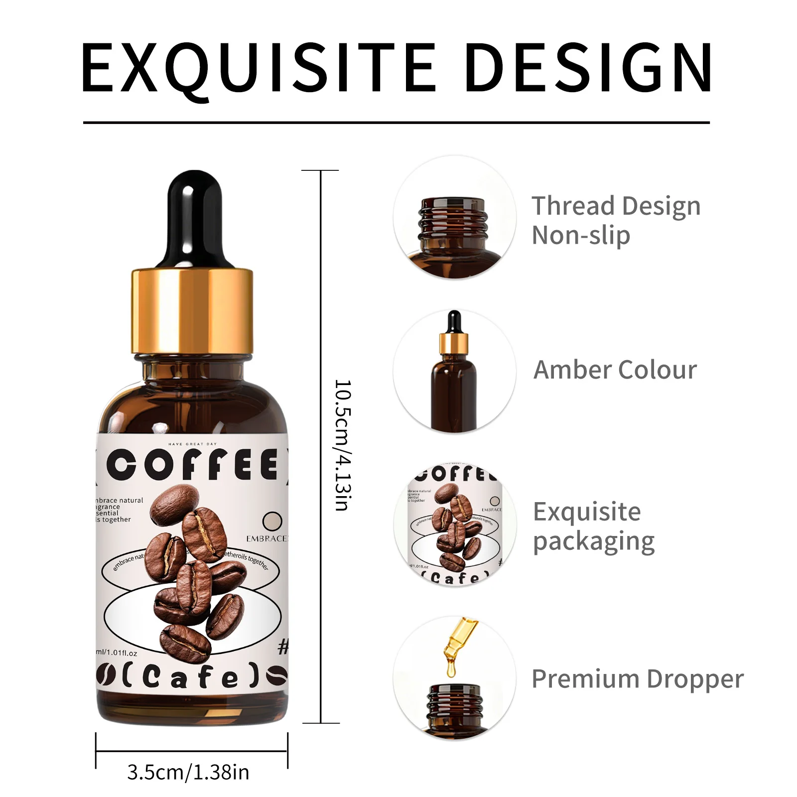 30ml Coffee Fragrance Oils For Diffusers, Car Air Freshener Oil,Food Fragrance  DIY Projects,  Gift for Friends