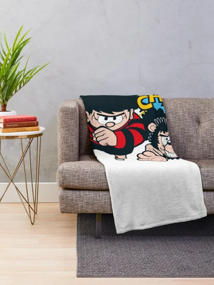 Dennis the menace CHAOS retro style Throw Blanket Winter beds bed plaid Luxury St Single Blankets