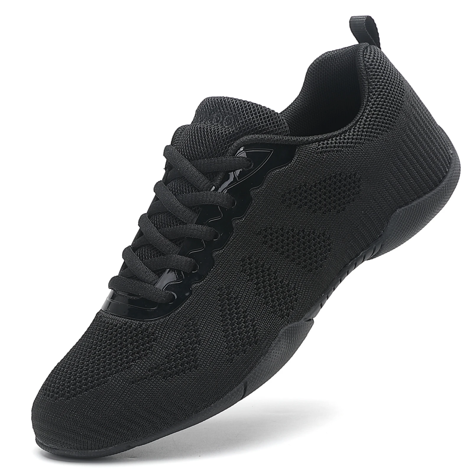 Marwoo 2316 Cheer Shoes Girls White Hip-hop Dance Shoes Youth Cheerleading Sports Gymnastic Training Athletic Shoes
