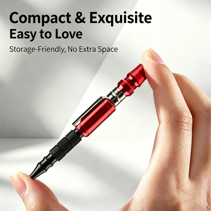 Dust Cleaning Pen with 20PM Hose Link and Standard 1/4 Inch Inlet for Service Table and Tight Space Cleanup Tasks Daily M4YD