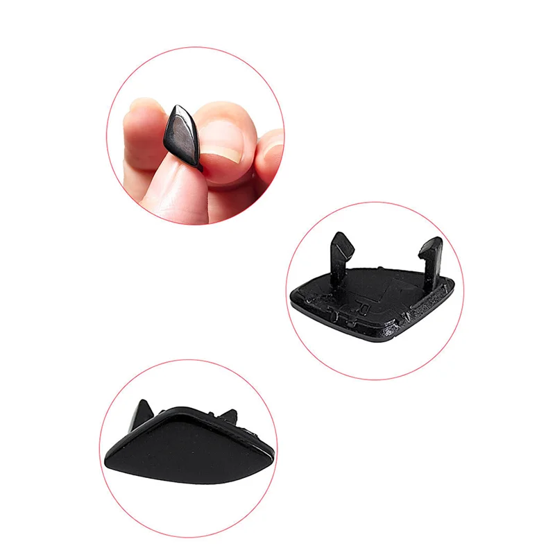 AS96-1Pair Seat Adjust Switch Headrest Button A2229058100 A2229058200 For Mercedes W222 W217 S-Class 2014-2022 Chrome Cover Part