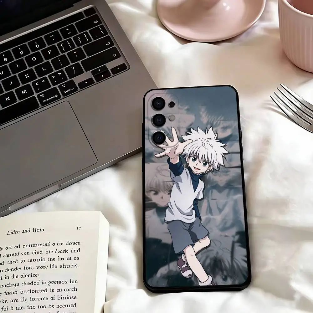 Killua HXH-h  X Hunter Phone Case For Samsung S25,S24,S21,S22,S23,S30,Ultra,S20,Plus,Fe,Lite,Note,10,Black Cover
