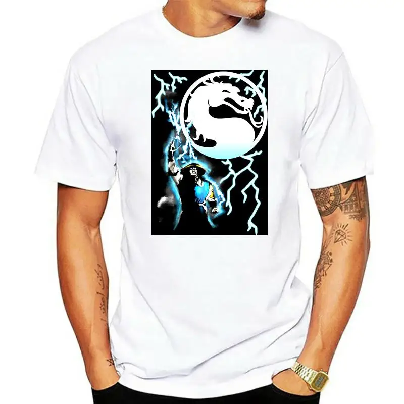 Mortal Kombat Klassic Raiden Adult Slim Fit T Shirt