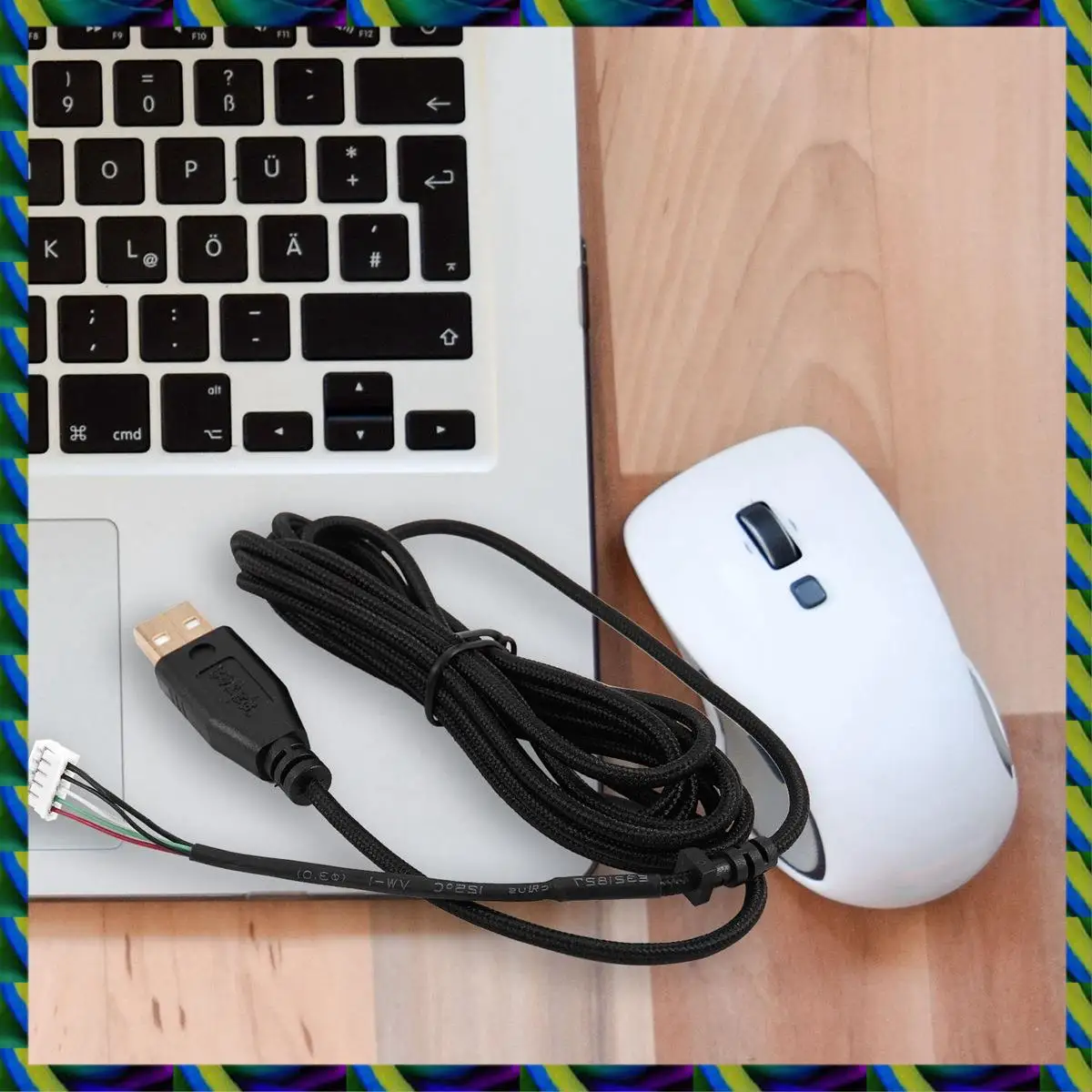 Ежедневный USB-кабель для мышей для Razer Deathadder Hex Molten 2012, с универсальной крышкой для веб-камеры, слайдер, крышка для камеры