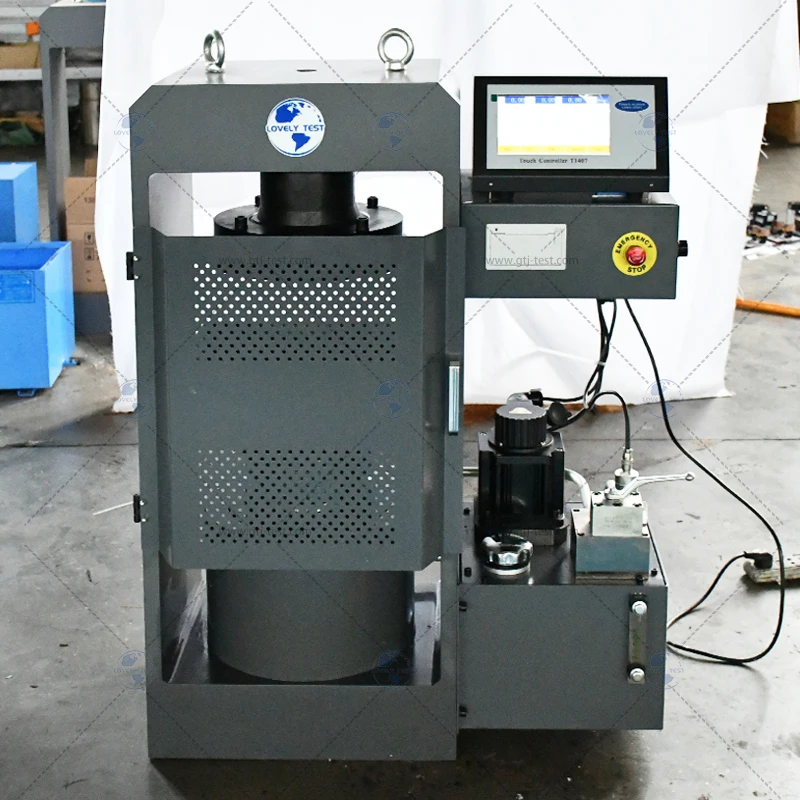 Computer Control Semi Automatic Concrete Compressive Strength Testing Machine