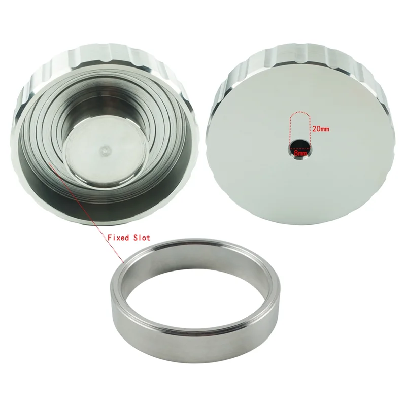 ABSQ-비닐 웨이트 LP 디스크 스태빌라이저 턴테이블 LP 비닐 레코드 플레이어 턴테이블 스태빌라이저 디스크 타운