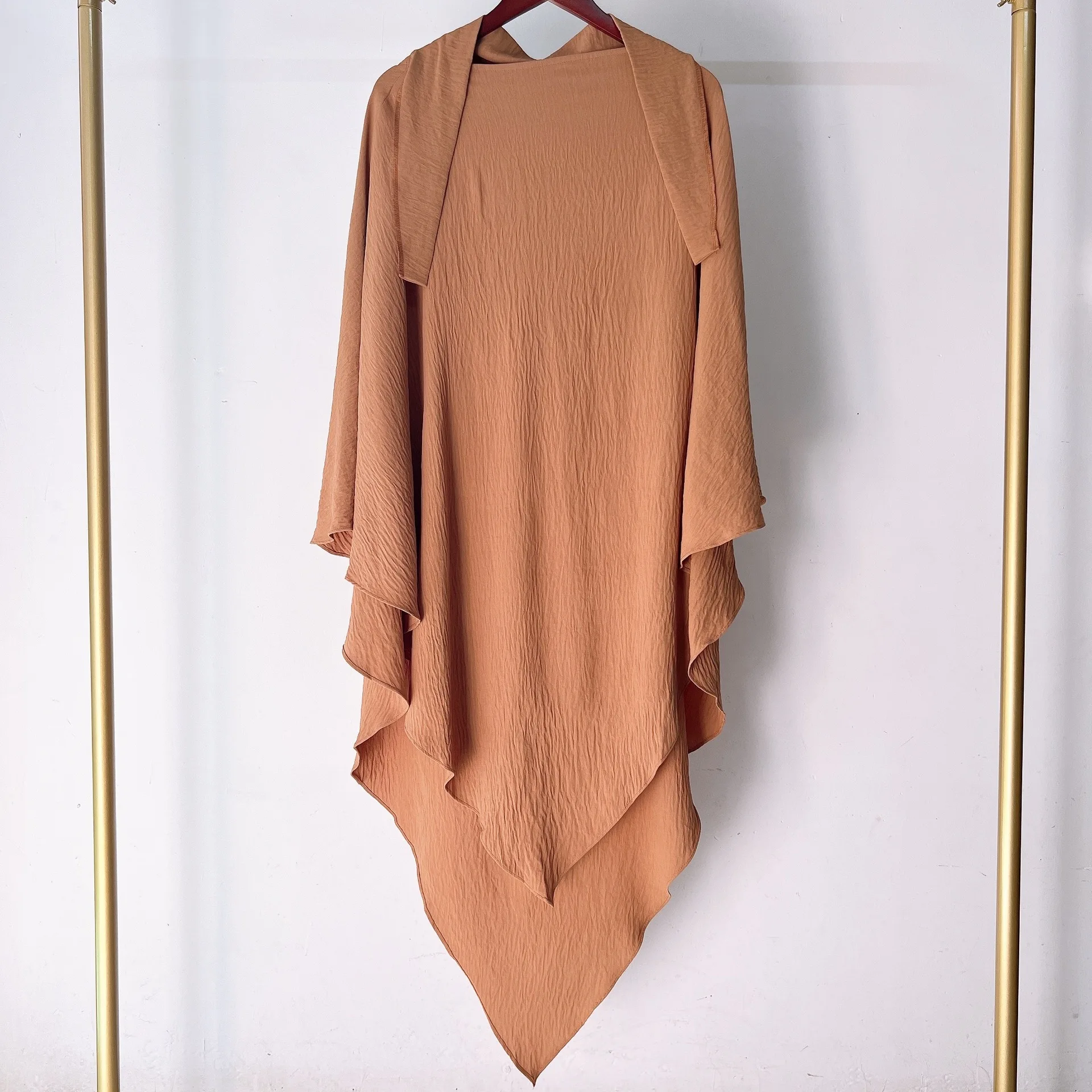 

Eid Ramadan Overhead Hijab Prayer Garment Long Khimar Women Niqab Abaya Caftan Muslim Shawl Headscarf Tops Burqa Islam Clothing