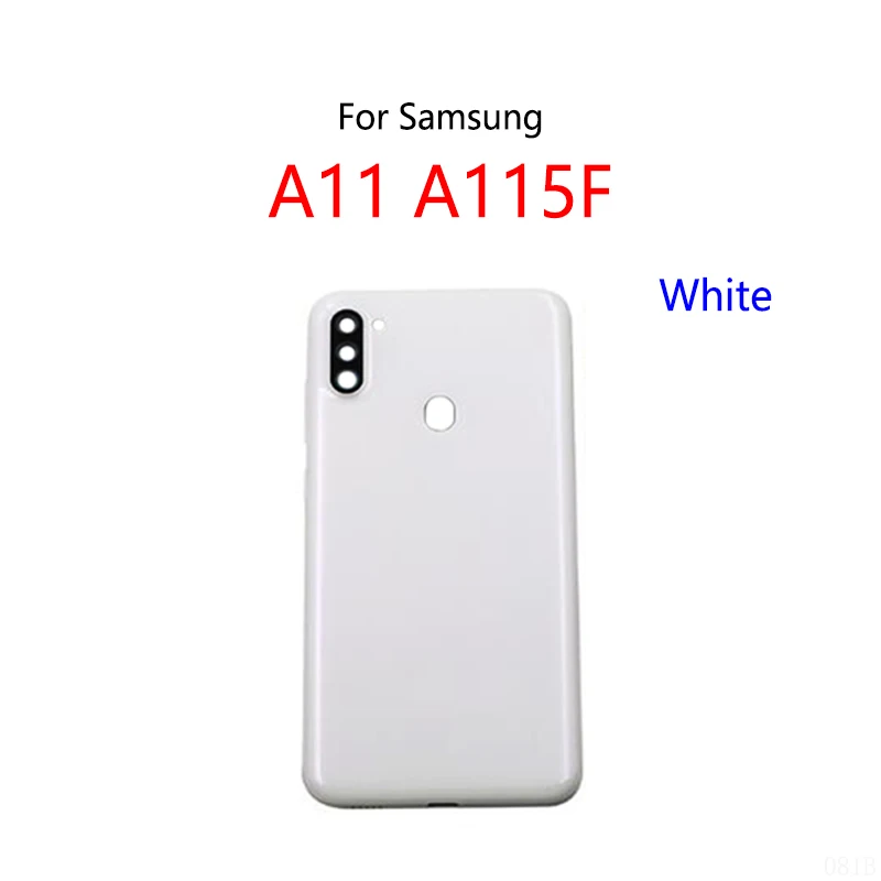 Battery Back Cover For Samsung Galaxy A11 A115F Glass Panel Housing Battery Cover Rear Case