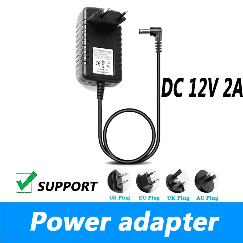 

DC 12V 2A Power Adapter 220V To 12V 24W Regulated Power Supply 2000MA DC DC Transformer