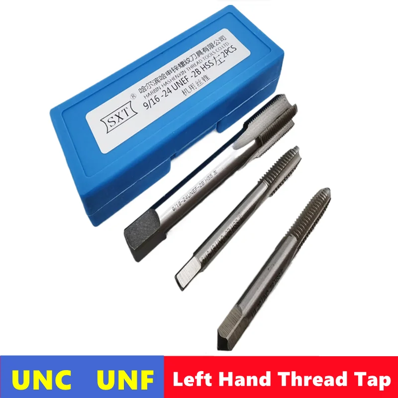 HSS left hand  American straight groove tap UN/NC/UNF/UNS/UNEF 6-32 8-32 1/4  5/16 3/8  1inch 2inch internal thread tapping tool