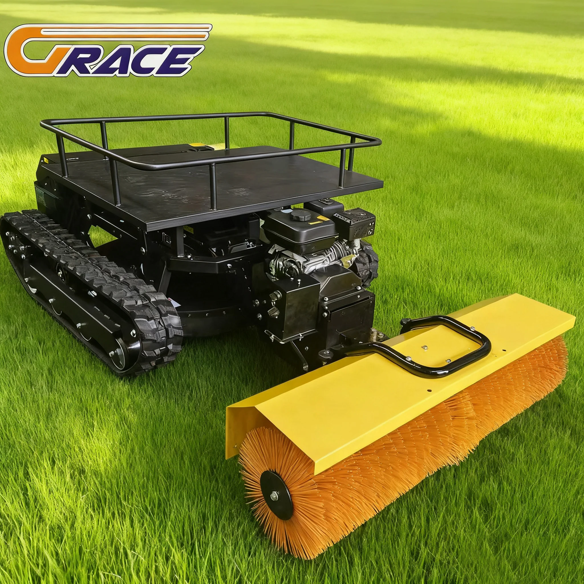 تتميز جزازة العشب التجارية المطورة مع مجموعة إزالة الثلج، تتميز بفلتر هواء عالي السعة وغلاف محرك متين من الحديد الزهر. #1