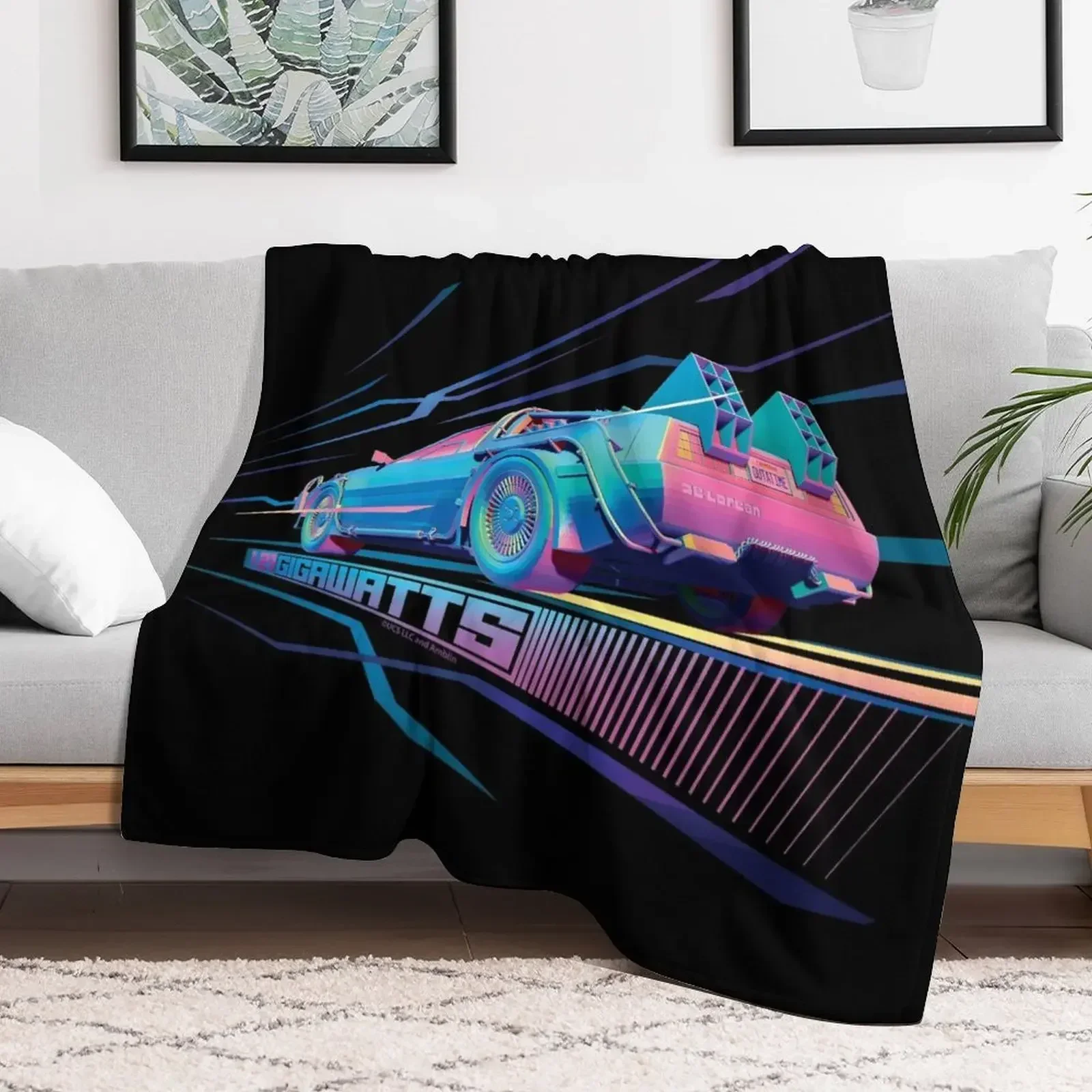 Back to the Future - 1.21 Gigawatts Throw Blanket Luxury Brand Kid'S Blankets