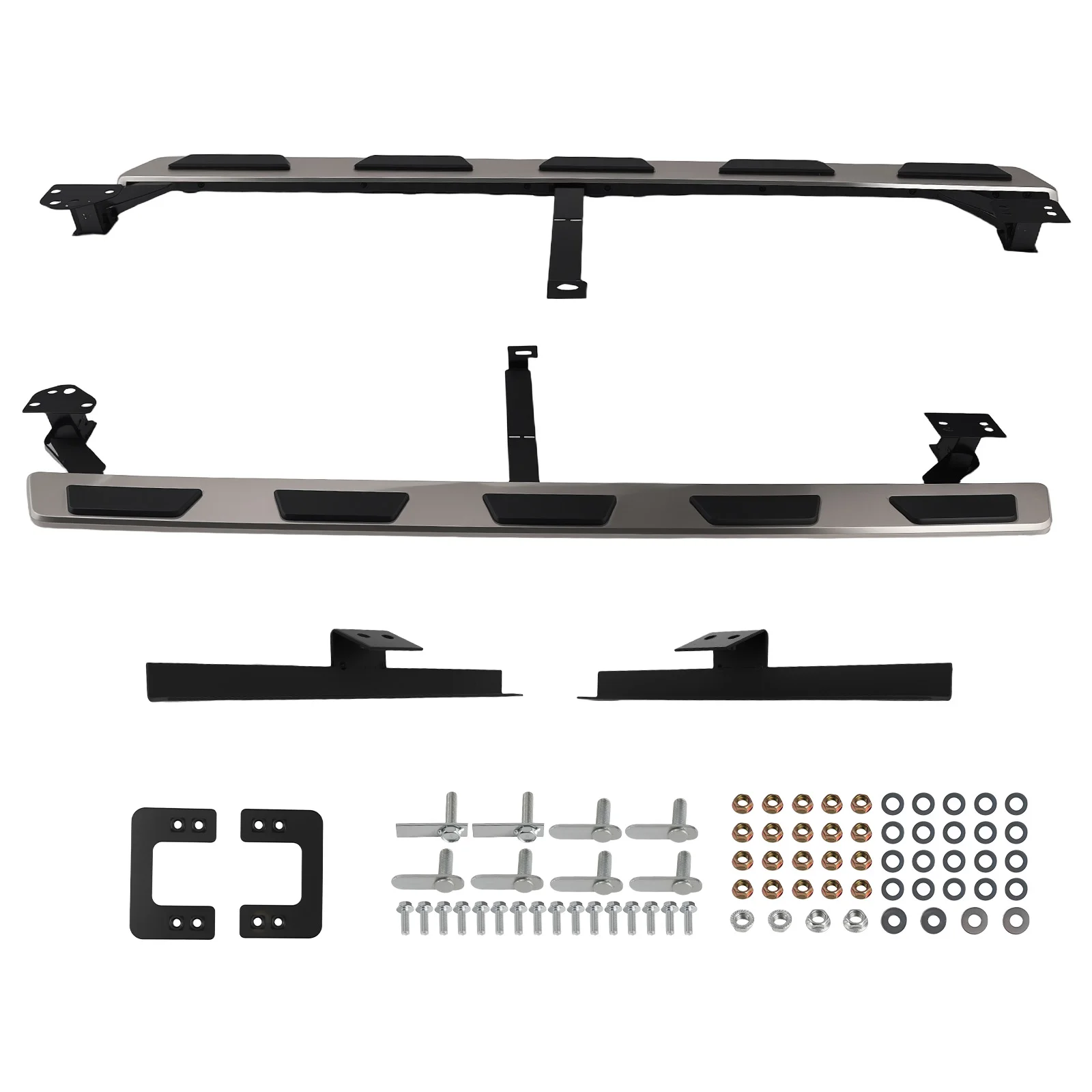 Side Step Pair for Audi Q7 15-23 4M 4MB Running Board Non-Slip Protection Bars