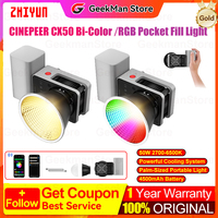 ZHIYUN CINEPEER CX50 Bi CX50 RGB 50W 2700-6500K Pocket Fill Light COB LED Video Light for TIK TOK YouTube Outdoor Shooting Video
